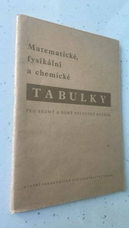 MATEMATICKÉ, FYSIKÁLNÍ A CHEMICKÉ TABULKY