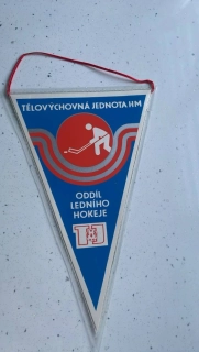 Plastová vlaječka : TJ HM OSTRAVA - VÍTKOVICE - ODDÍL LEDNÍHO HOKEJE