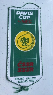 Vlaječka DAVIS CUP ČSSR / SSSR 1983