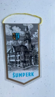 Plastová vlaječka : Závod 03 Šumperk