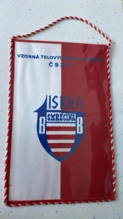Plastová vlaječka : VZORNÁ TĚLOVÝCHOVNÁ JEDNOTA ČSZTV