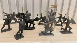 Retro plastové figurky : Rytíři