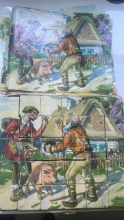 Staré dětské kostky