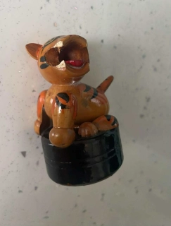 Retro dřevěné ořezávátko : Zvířátko