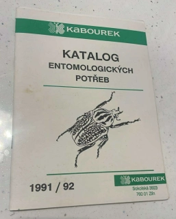 KABOUREK : KATALOG ENTOMOLOGICKÝCH POTŘEB