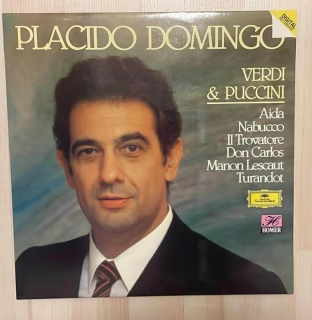 VINYL PLACIDO DOMINGO : VERDI & PUCCINI