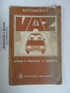 VAZ - NÁVOD K PROVOZU A ÚDRŽBĚ