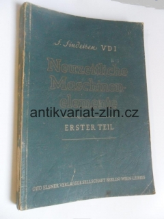 F. FINDEISEN VDI - NEUZEITLICHE MASCHINEN - ELEMENTE